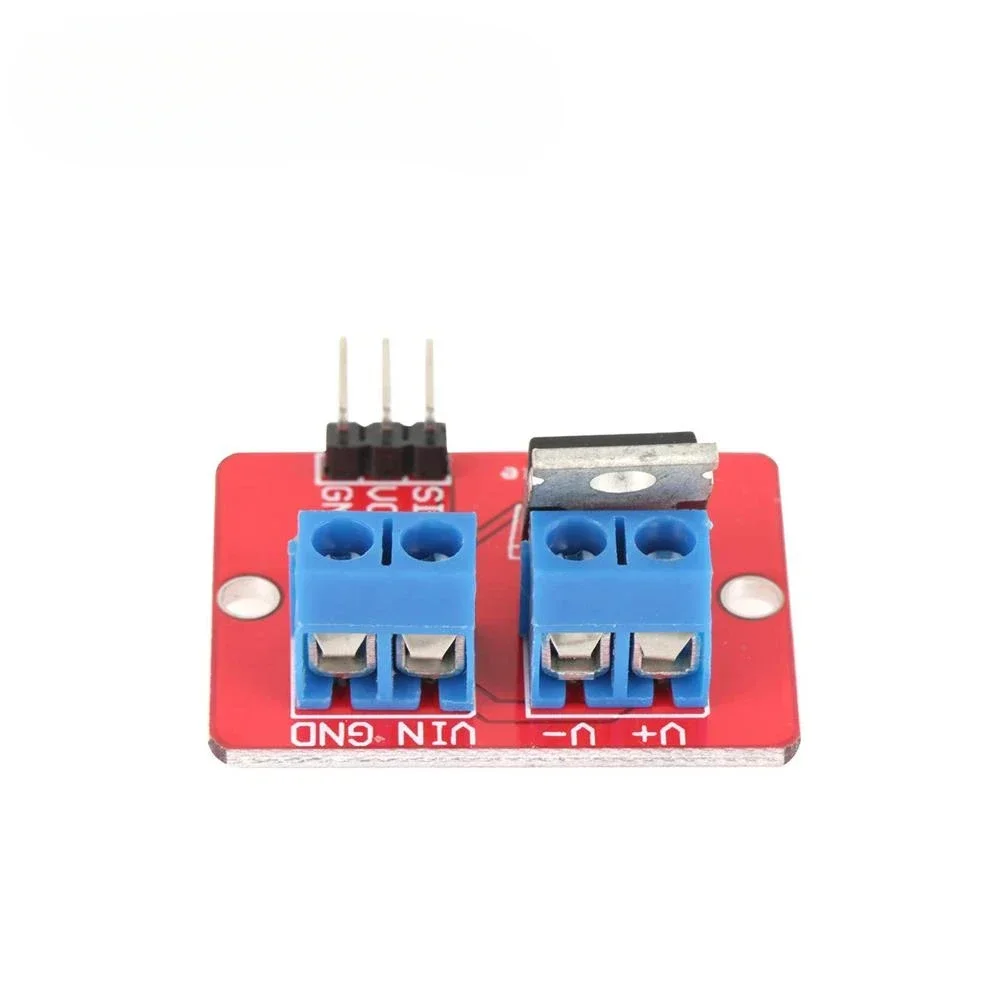 5/10 Uds 0-24V botón Mosfet superior IRF520 módulo controlador MOS para Arduino MCU ARM Raspberry pi