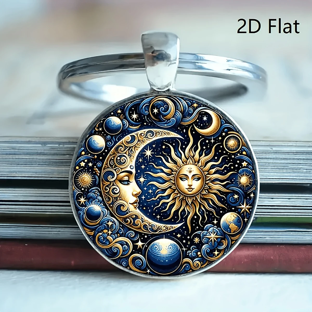 Llaveros Astro sun & vintage moon, dijes para bolso/coche, decoración del hogar. Regalos perfectos para vacaciones y seres queridos.