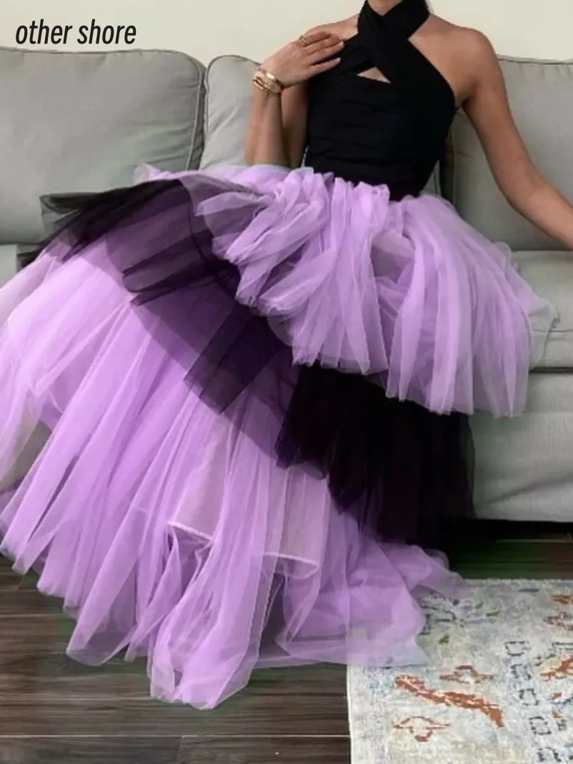 

Other Shore Elegant Vintage Sweet Purple Blue Black Stylish A-Line Customize Formal Occasion Prom Dress Evening Party Gowns