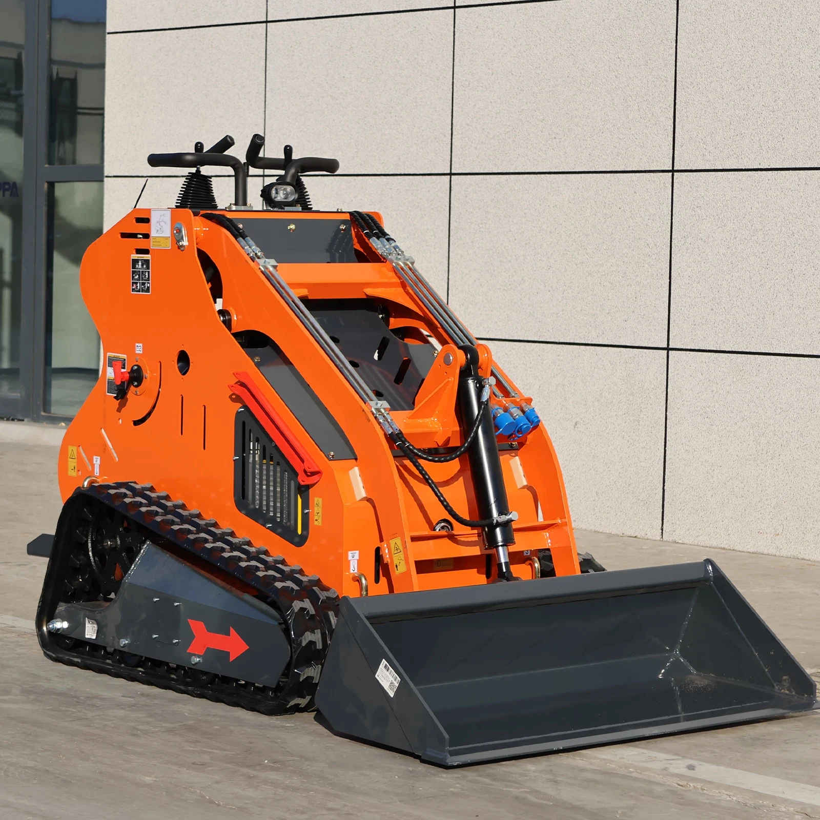 EPA New 13.5HP Hydraulic Radiator Skid Steer Loader 2026 petrol Small Crawler Loader Garden USA Inventory Customized For Sale