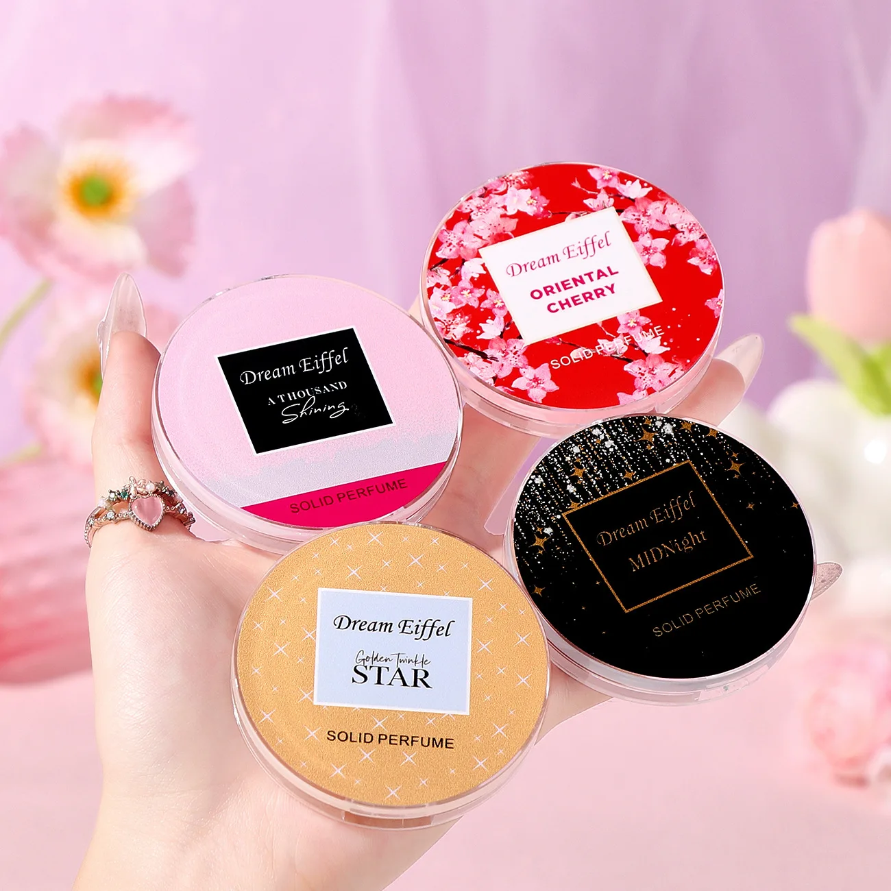 

Women's Solid Pocket Perfume Long Lasting Fragrance,Flower,Fruit,Woody Incense,Cosmetics Solid Fragrance