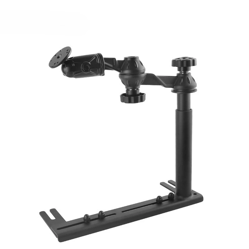 Vehicle co-pilot, slide rail non-destructive installation, telescopic column cross arm bracket