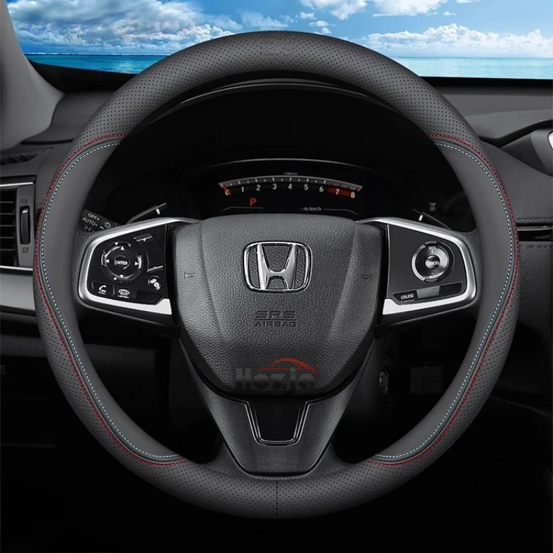 

Кожаный чехол на руль автомобиля для Honda Accord Civic 11th CRV HRV Jazz Odyssey ZRV аксессуары для пилотов