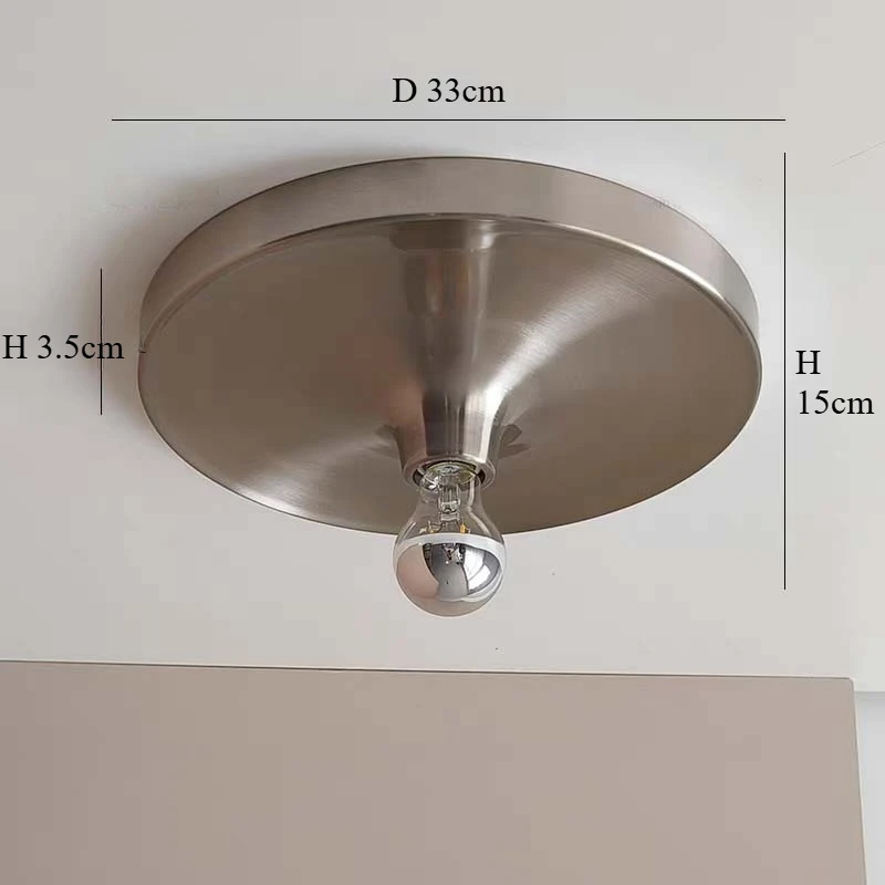 Winfordo Bauhaus Retro UFO Wellenmuster Wandleuchte Flurbeleuchtung Wohnzimmerlampe E27 LED-Wandleuchte 100-230V Deckenlampe Raumdekoration 6