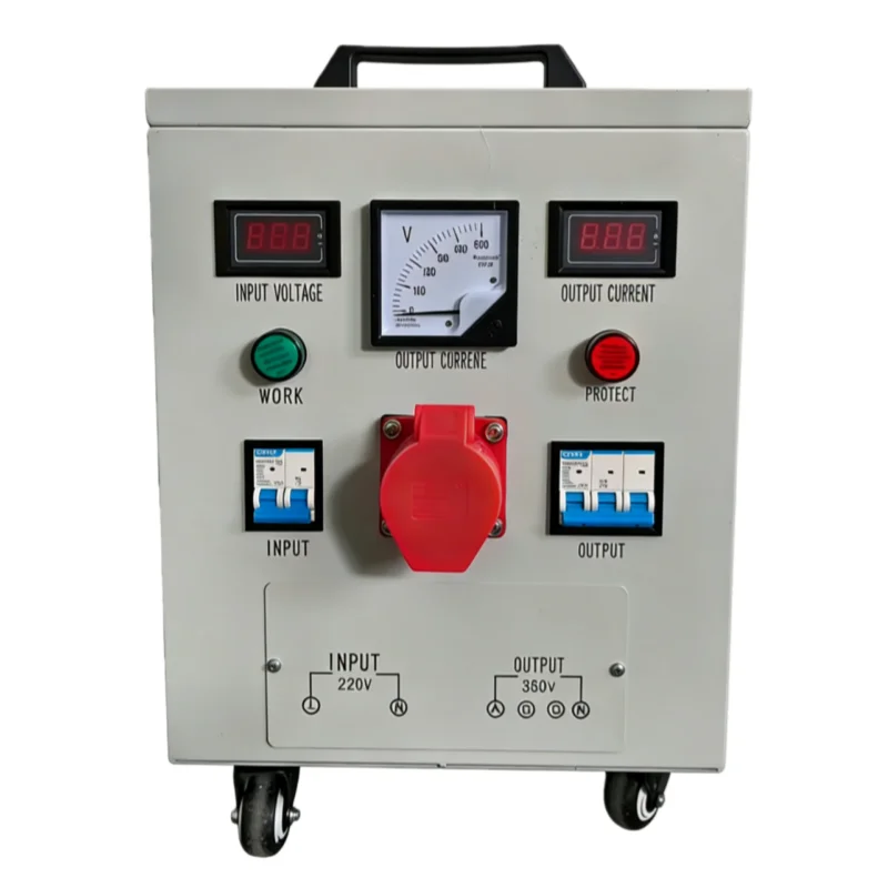 220V to 380v Single-Phase to Three-Phase Step up and Down Phase Converter with Copper Material 2.2KW 15KW