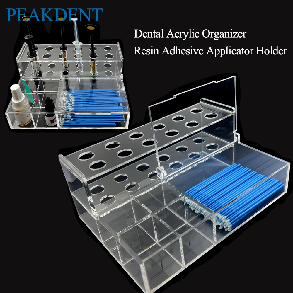

Dental Acrylic Organizer Oral Material Storage Applicator Composite Syringes Accessories Dentist Storage Case Dentist Tool