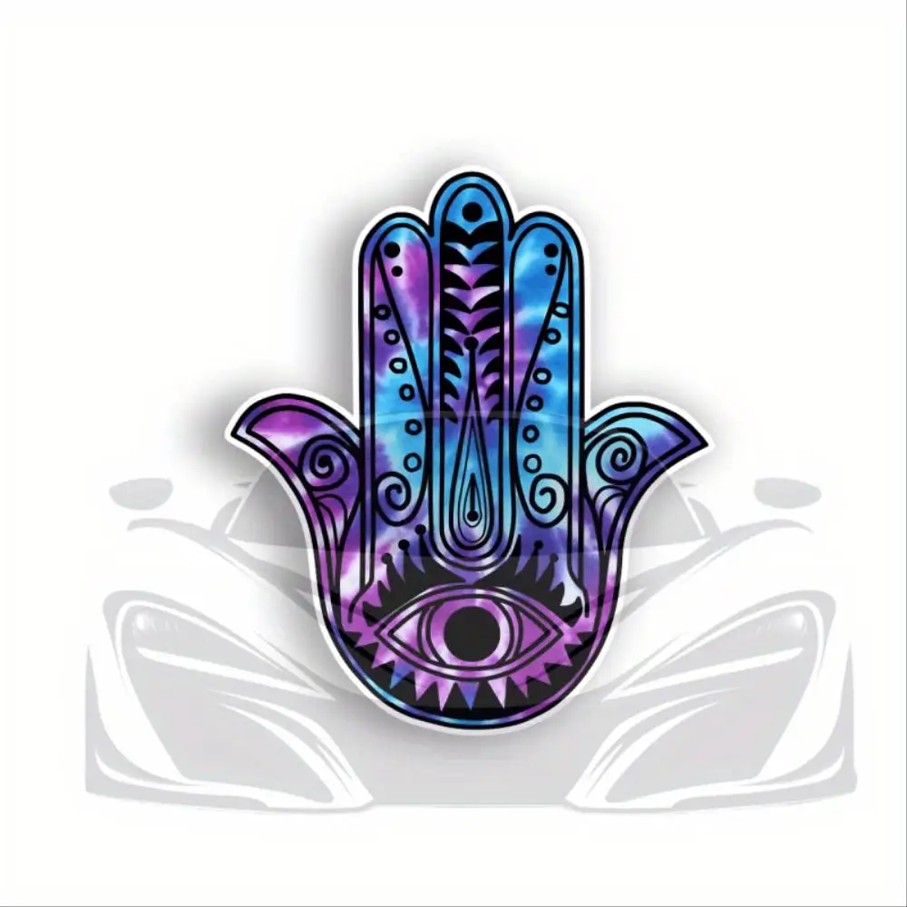 Tie Dye Graphic Waterproof Vinyl Sticker Decal For Car Laptop Wall Window Bumper Waterproof Stickers For Decorating Car Windows