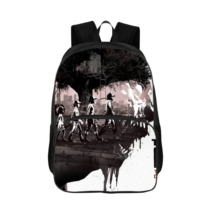 The Beatle Walking Road Merch Crew Backpacks Boys Girls Bookbag School Bags Cartoon Rucksack