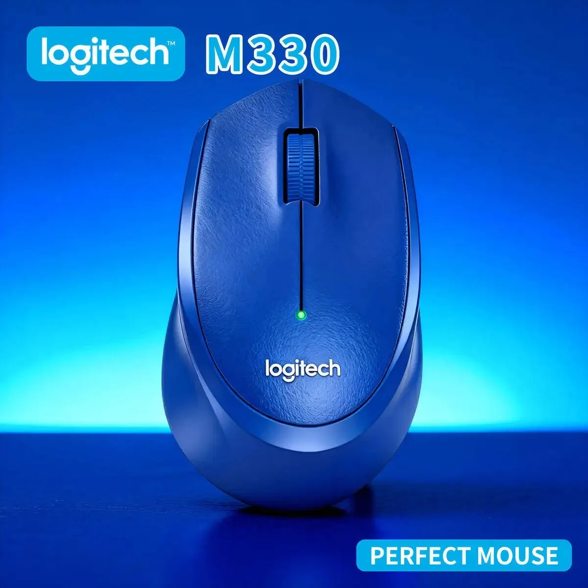 

Logitech M330 Lightweight dual-mode silent mouse with ergonomic design,preferred for gaming, e-sports, office, and laptop gaming