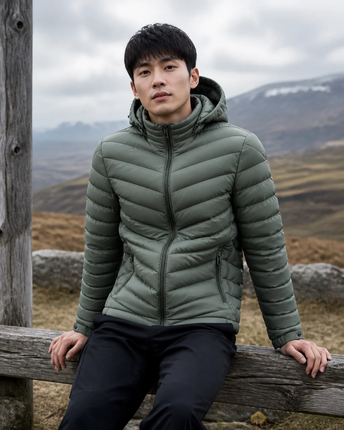 Men M To 6XL Fleece Lined Thick Cotton Coat Slim Fit Style Lightweight Hooded Windbreaker Parkas Daily Outdoor Sports Clothing