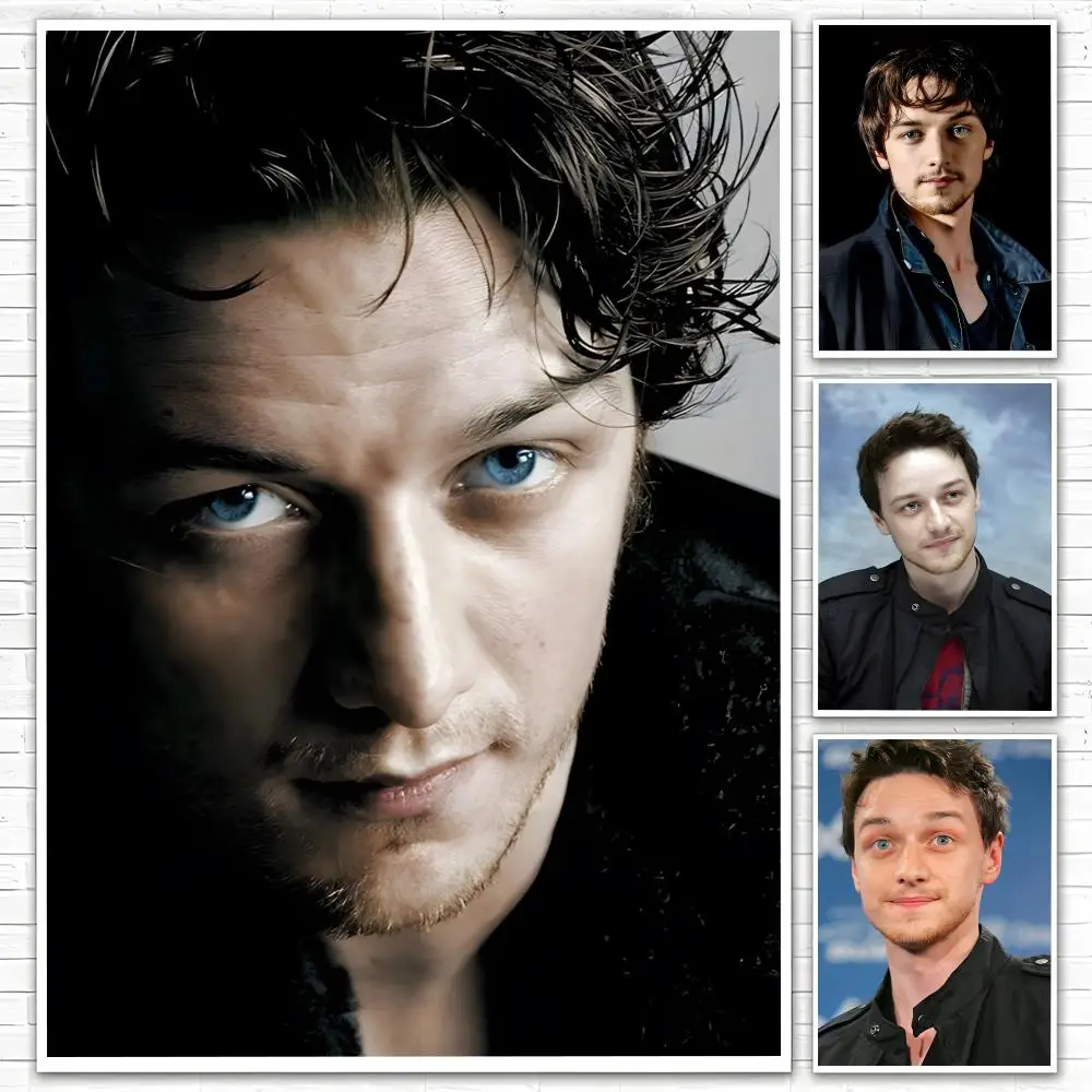Actor James McAvoy Poster Poster All-match HD Waterproof Self-Adhesive Wall Art Sticker For Home Bedroom