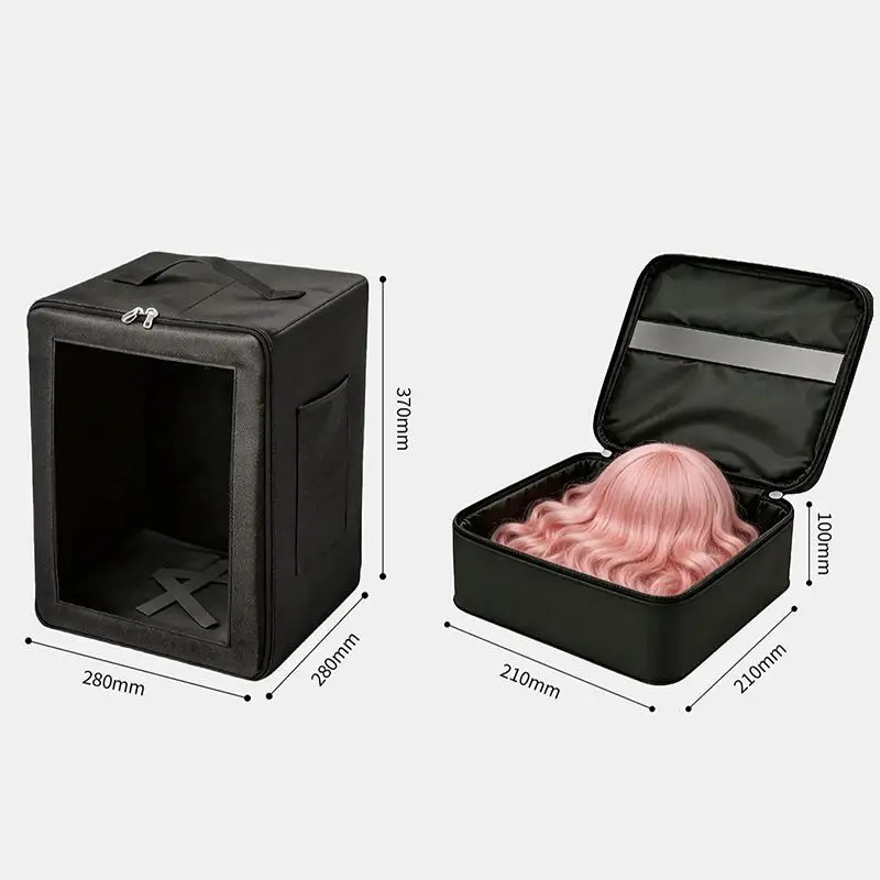 Hanging Wig Head Model Storage Box