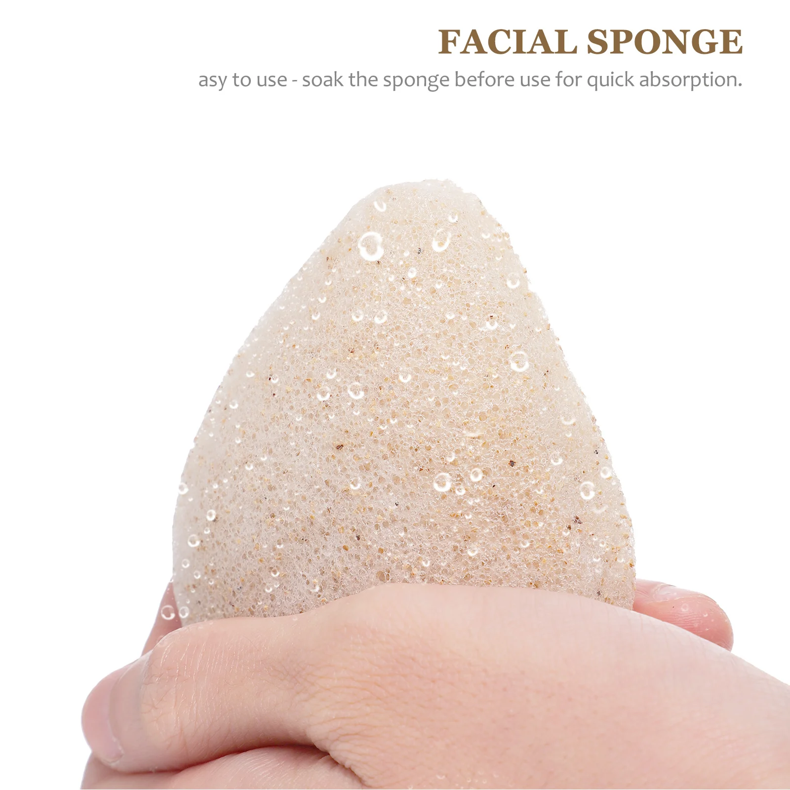 Facial Makeup Removal Sponge Konjak Puff Assorted Color High Quality Durable Easy to Use Improves Blood Circulation Blocks Pores