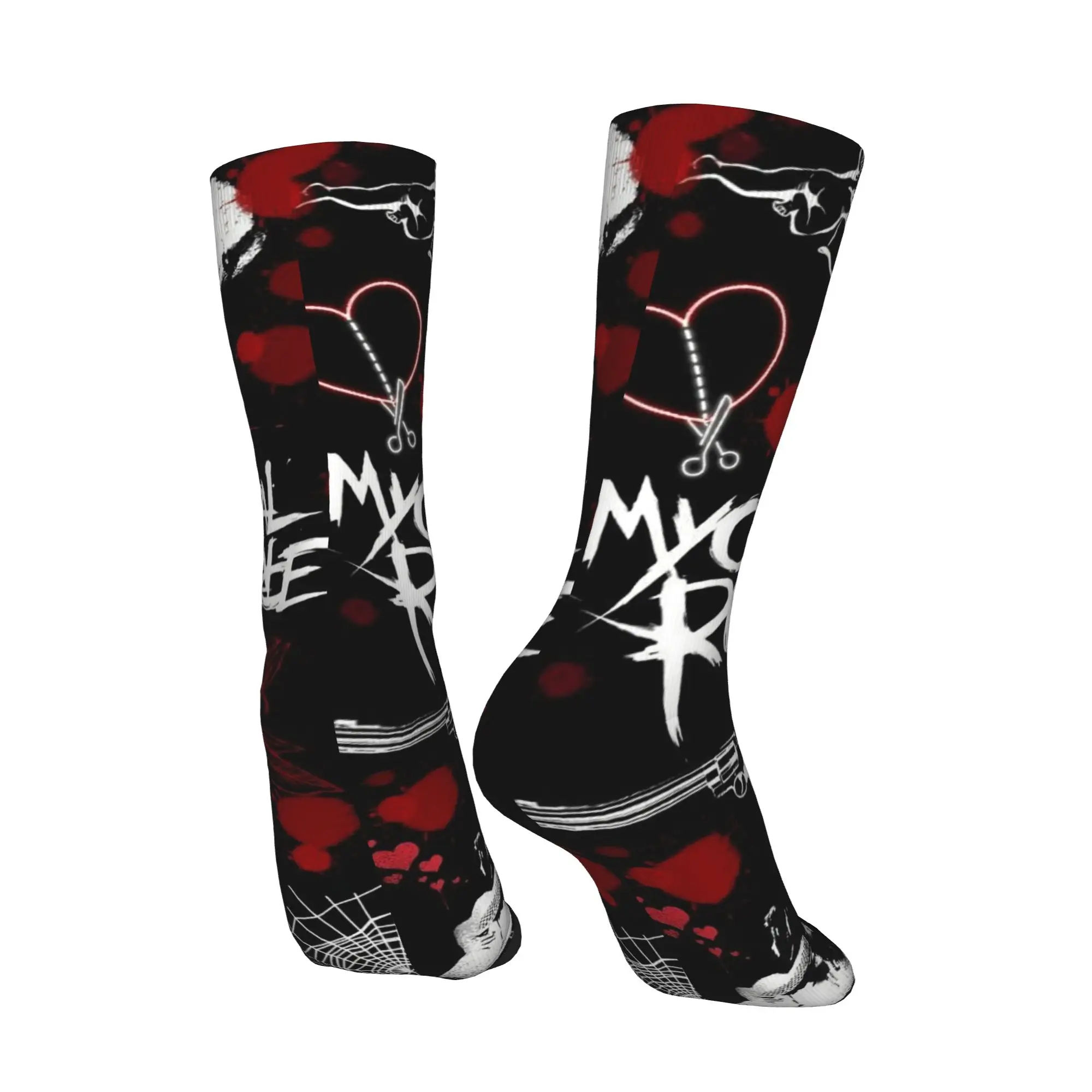Custom My C-Chemical Romances Dress Socks Men's Women's Warm Fashion  Crew Socks view 5