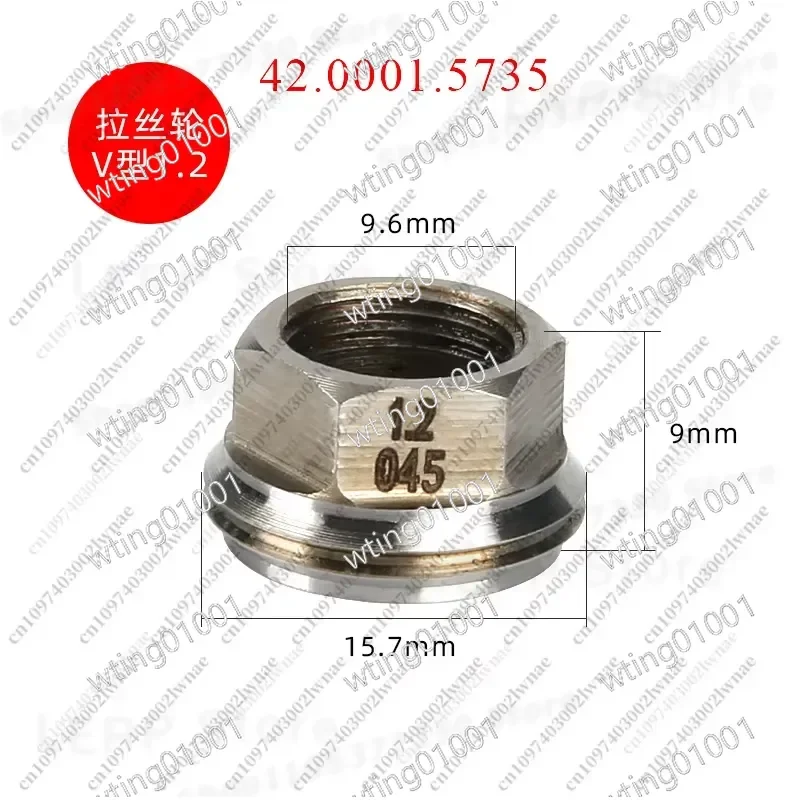 for CMT Welding Machine Drawing Wheel for Fourness 42.001.5735 5734 Torch Guide Roller Precision Feed Mechanism Durable