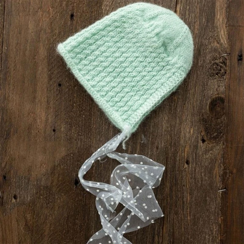 J15U الطفل التصوير الدعائم الوليد قبعة صورة تبادل لاطلاق النار وتتسابق الوليد زي تنكري لفتاة الرضع محبوك قبعة استحمام