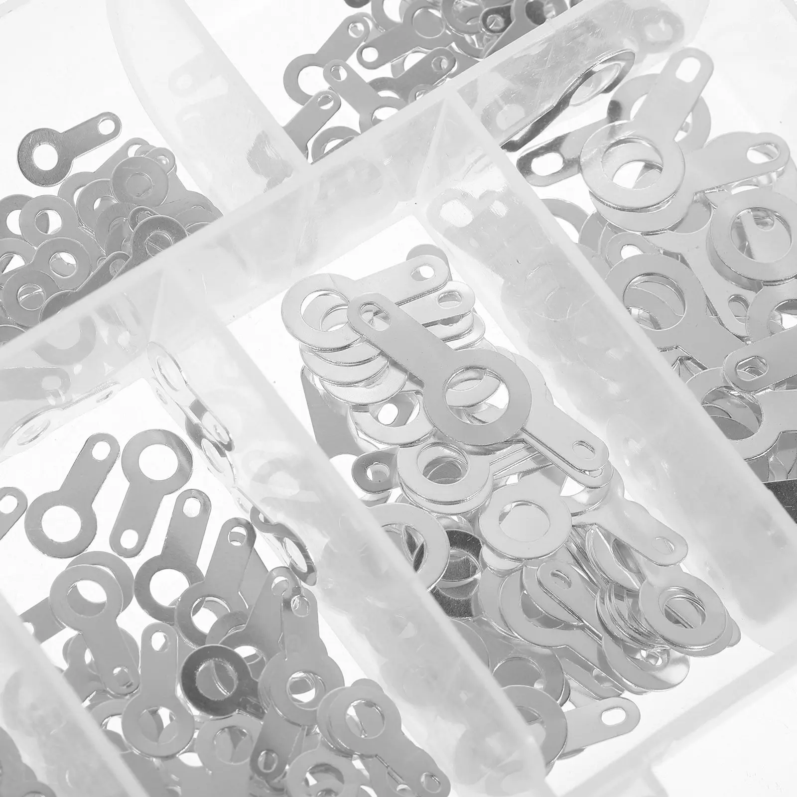 300Pcs M2.2-M6.2 Single-Head Soldering Terminal Copper Plated Flat Washer for Light Fixtures Hardware Instruments Apparatus