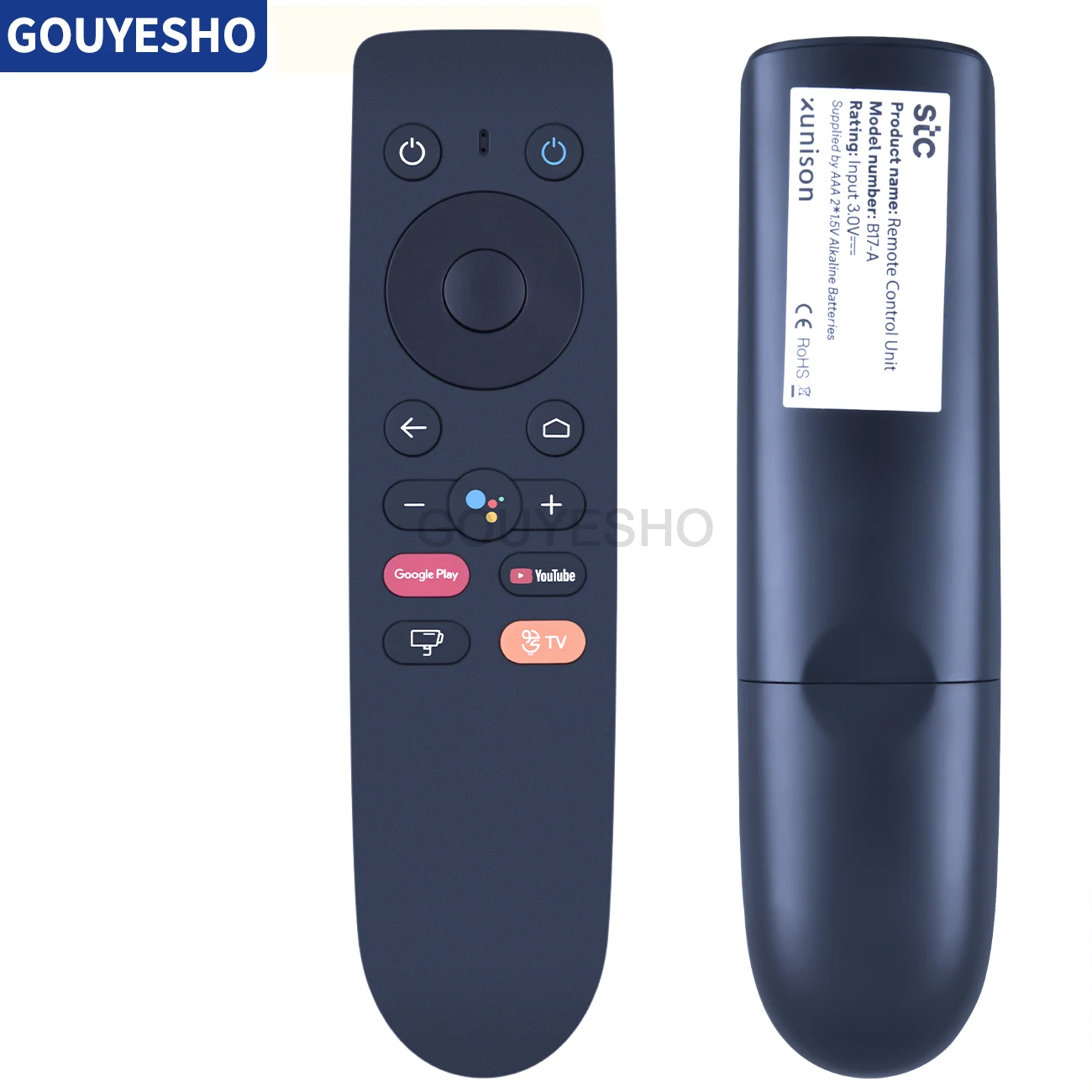 New Remote Control for Stc b17-a TV