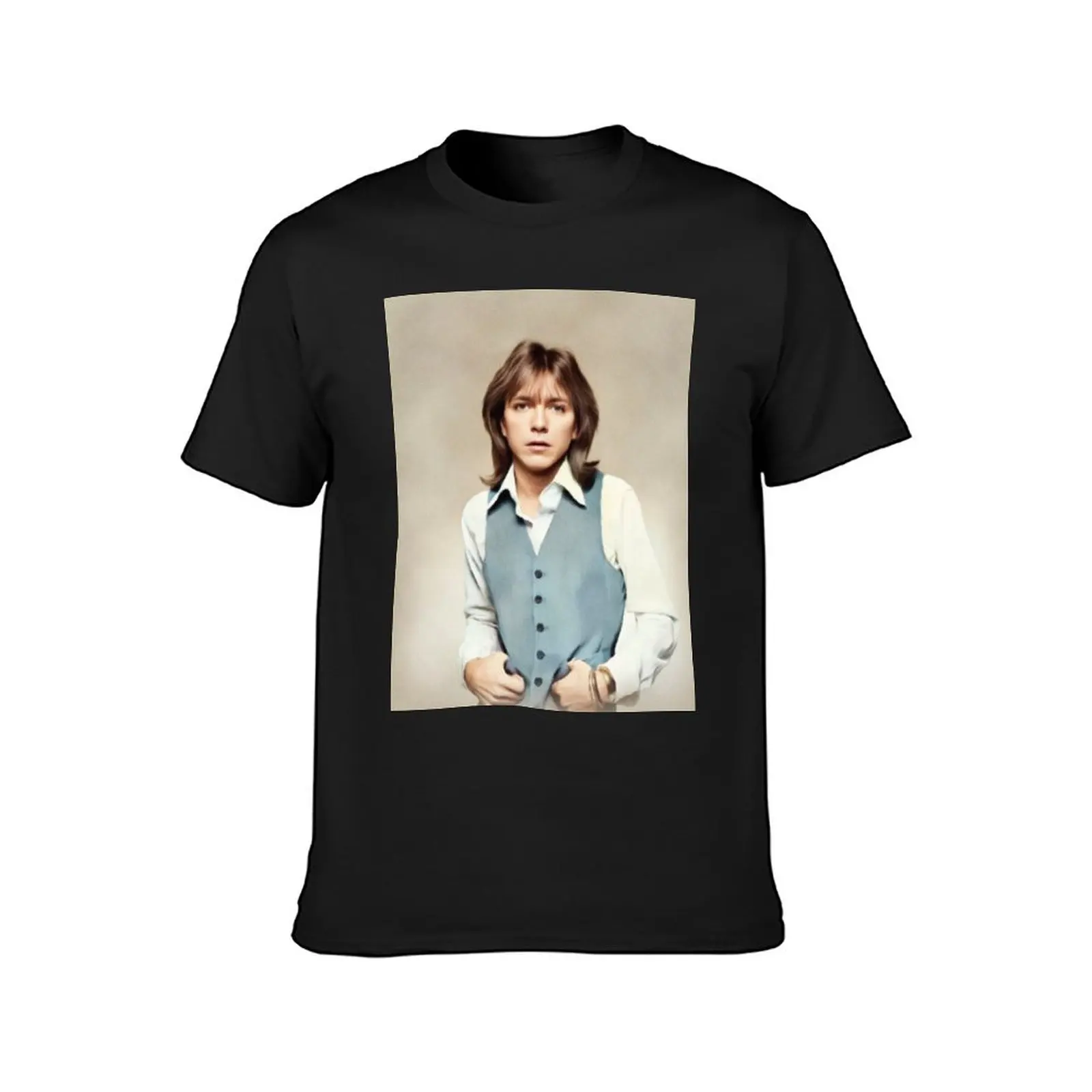 David Cassidy, Actor and Singer T-Shirt quick drying Aesthetic clothing funnys cute clothes workout shirts for men