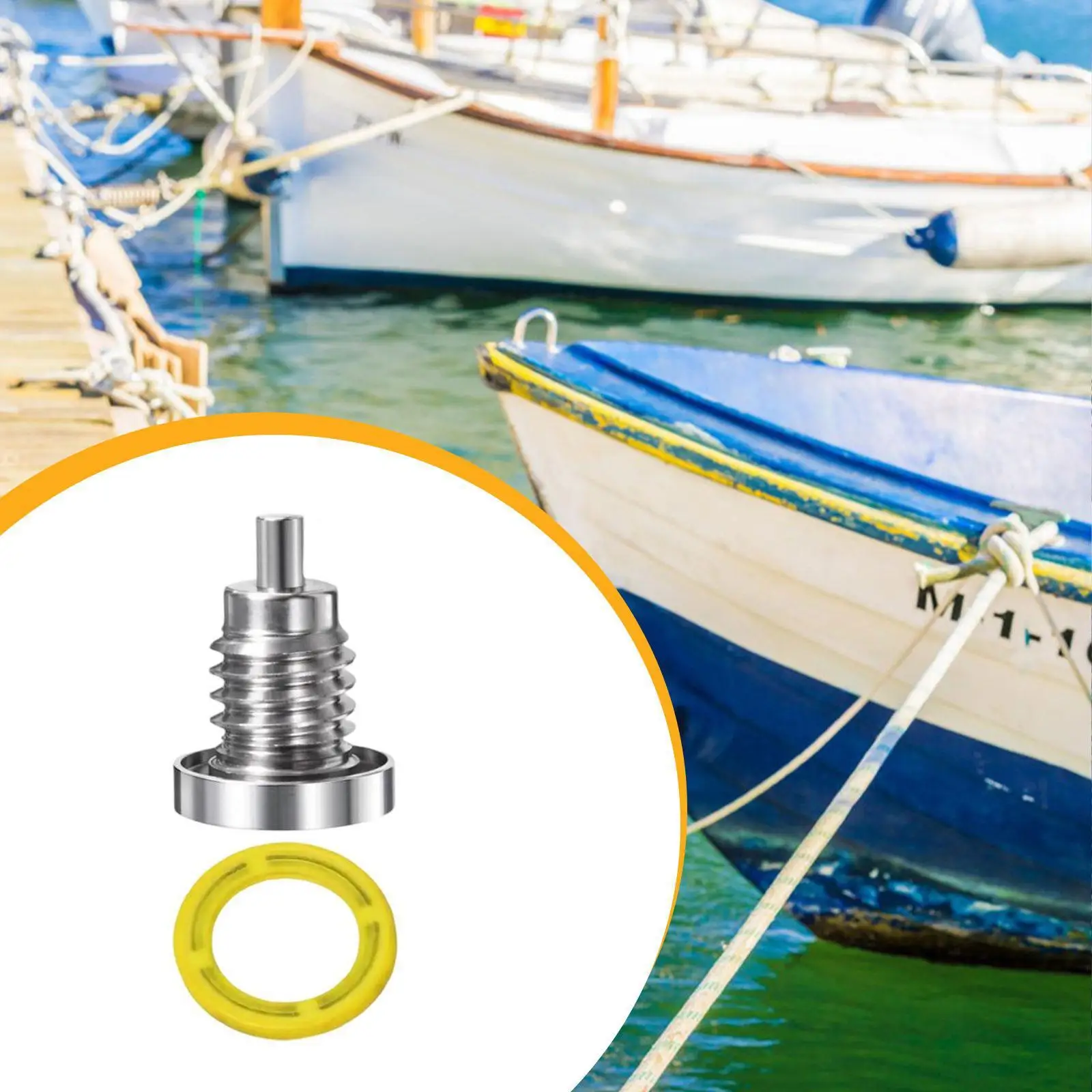 

Комплект сливной пробки корпуса морского магнитного наружного привода 8M0058389, замена