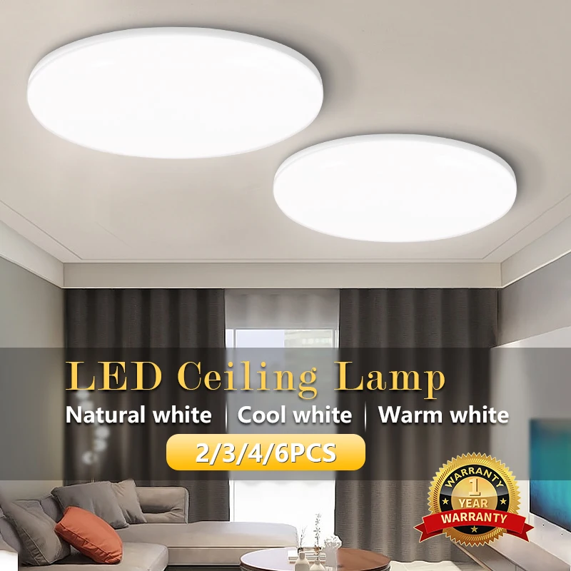 

Modern Led Ceiling Lamp 220V Square Round Ceiling Light Ultrathin Lustre Panel Light Fixture Decoration Home Bedroom Living Room