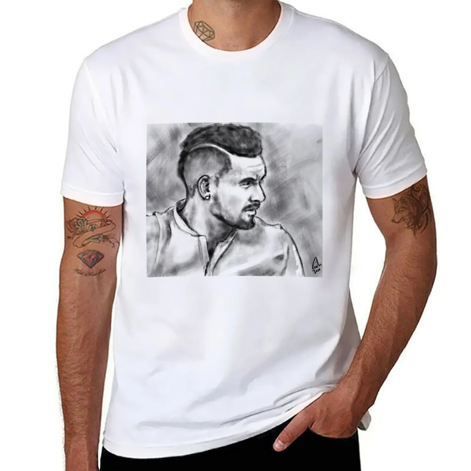 

Nick Kyrgios T-Shirt man t shirts for men t shirts designer T-Shirt