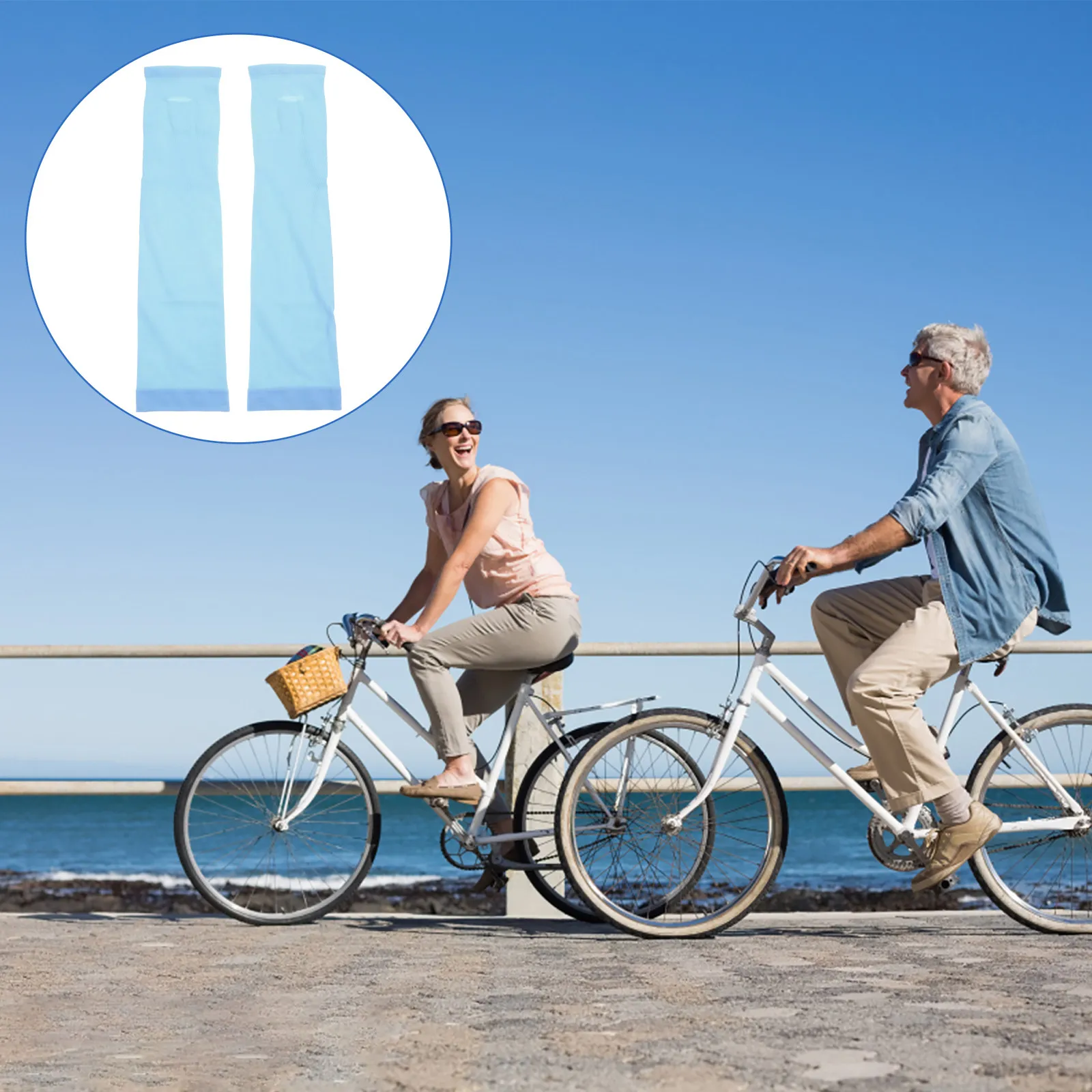 

6 пар охлаждающих рукавов для защиты от солнца, для занятий спортом на открытом воздухе, летние, дышащие, для мужчин и женщин