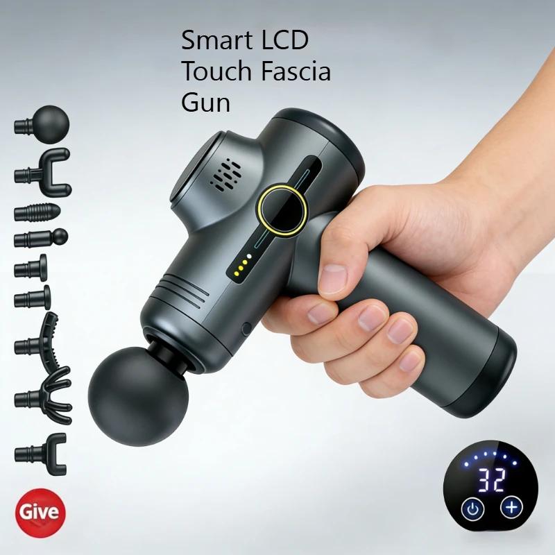 

Профессиональный массажный пистолет 99 Speed для мышц, шеи и спины, оборудование для фитнеса, дропшиппинг