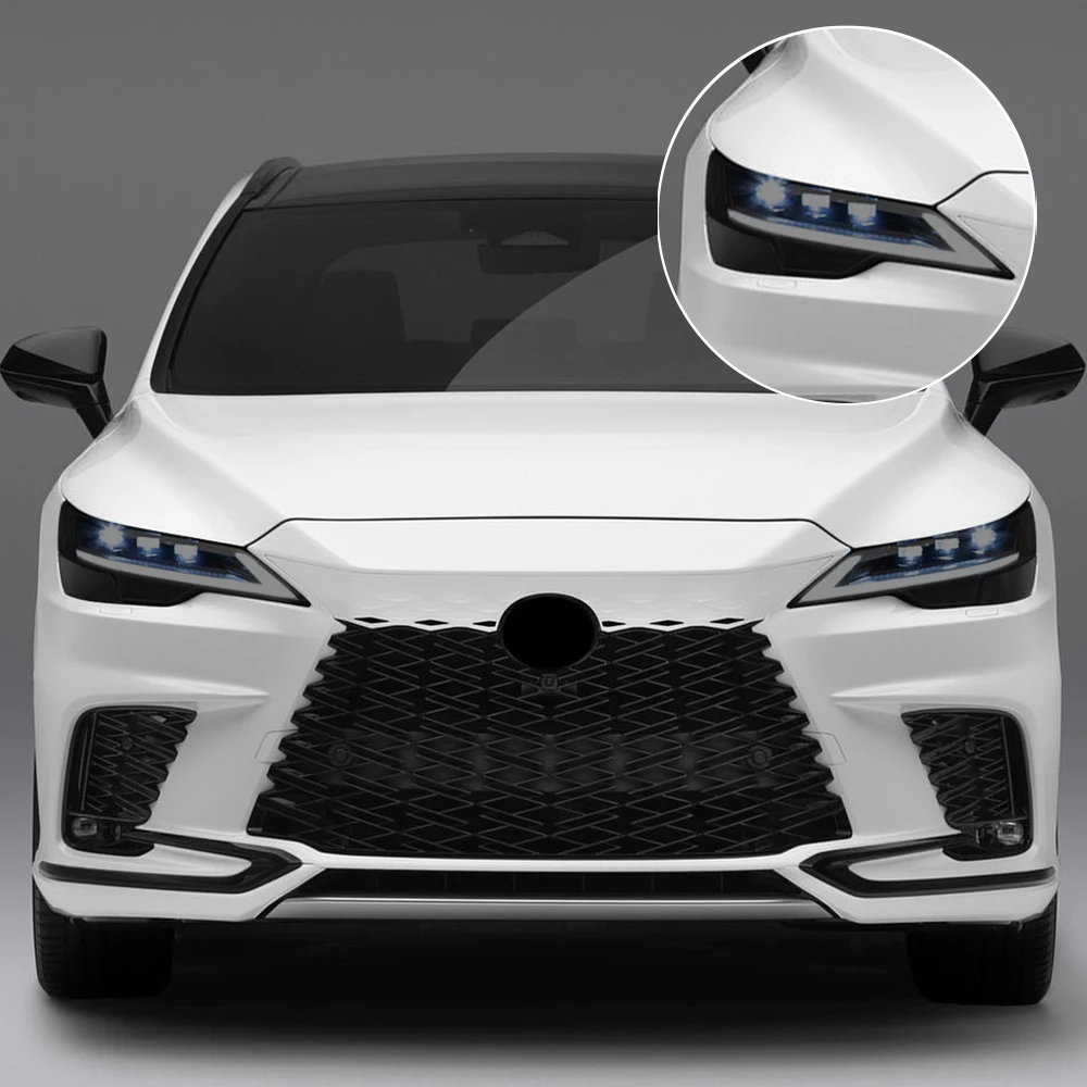 

TPU Car Headlight Protection Film For Lexus RX 2016-2026 High-Gloss Smoke Black Pre-Cut PPF Kit Anti-Scratch Vinyl Wrap Cover