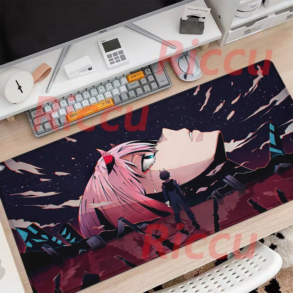 DARLING IN THE FRANX 02 Anime Rubber Gaming Pc Mouse pad Game Pad Keyboard PC Large XXL Exquisite lock edg Accessories Mause Pad