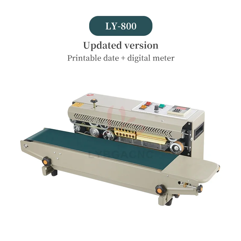 Автоматическая машина для непрерывной упаковки и запайки с быстрой термозапайкой для твердых и жидких материалов, 6-12 мм, с возможностью печати даты