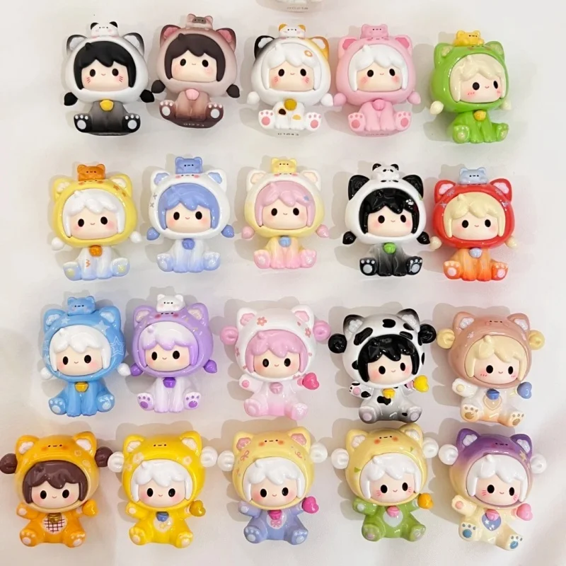 ใหม่ Original UU First Generation น่ารักอนุภาคและลูกแมวน้อย Travel Time กล่องตาบอดตัวเลข Desktop Decor ของขวัญสะสม