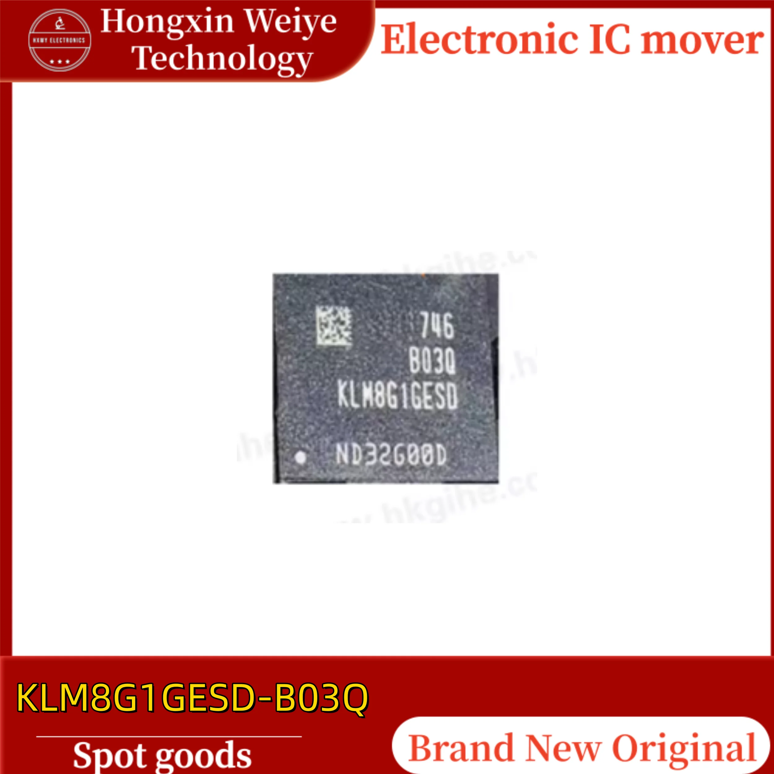 

2/10 PCS KLM8G1GESD-B03Q BGA-153 Memory Storage IC Brand New Free Shipping