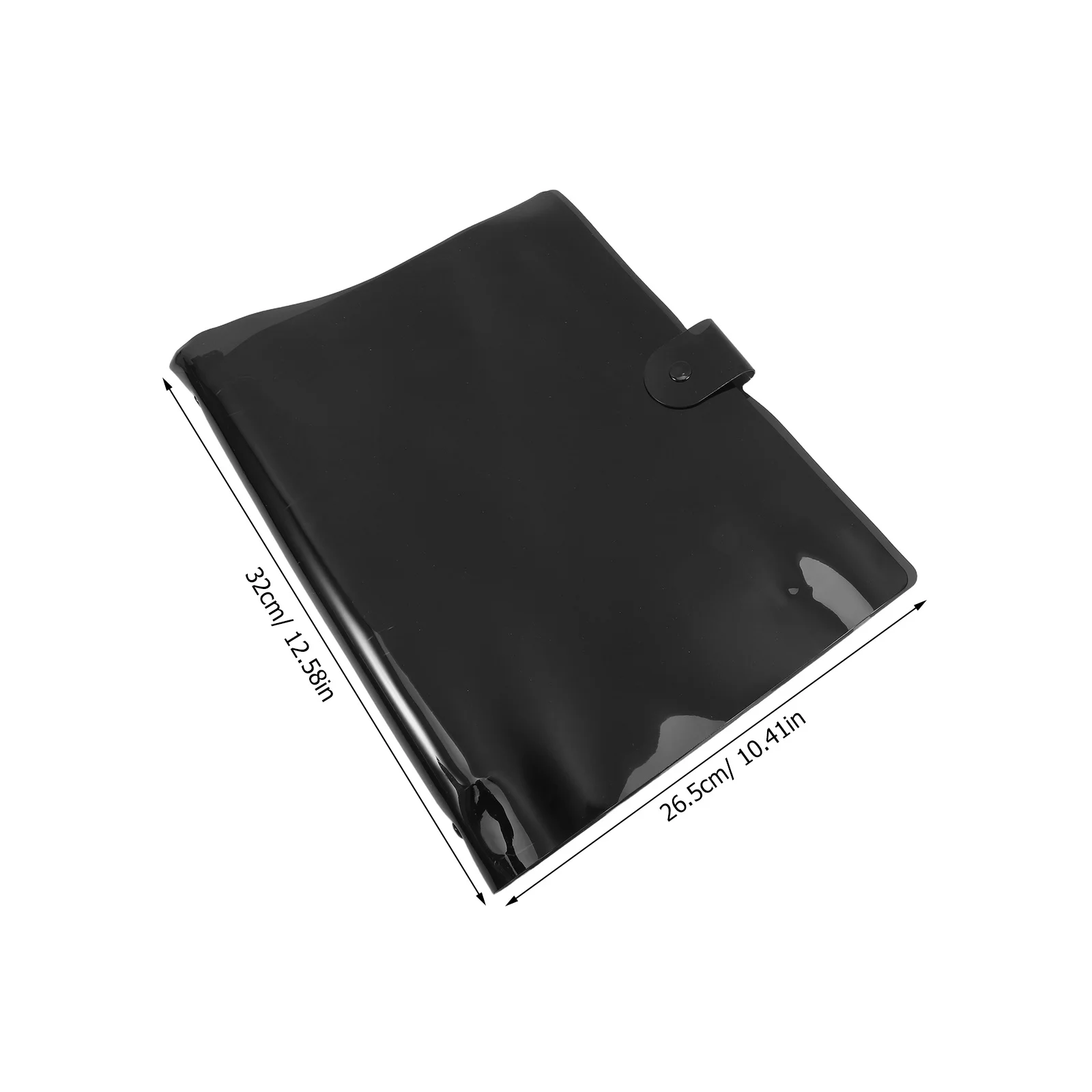 A4 4-Hole الموثق لينة بولي كلوريد الفينيل المفاجئة إغلاق إعادة الملء فضفاض ورقة دفتر حامي للفصول الدراسية ملاحظات الاجتماعات دفتر الموثق #2