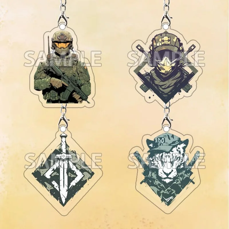 Call of Duty Popular Game Two-dimensional Peripheral Icon Logo Acrylic Keychain Cool Backpack Pendant Comic Exhibition Gifts