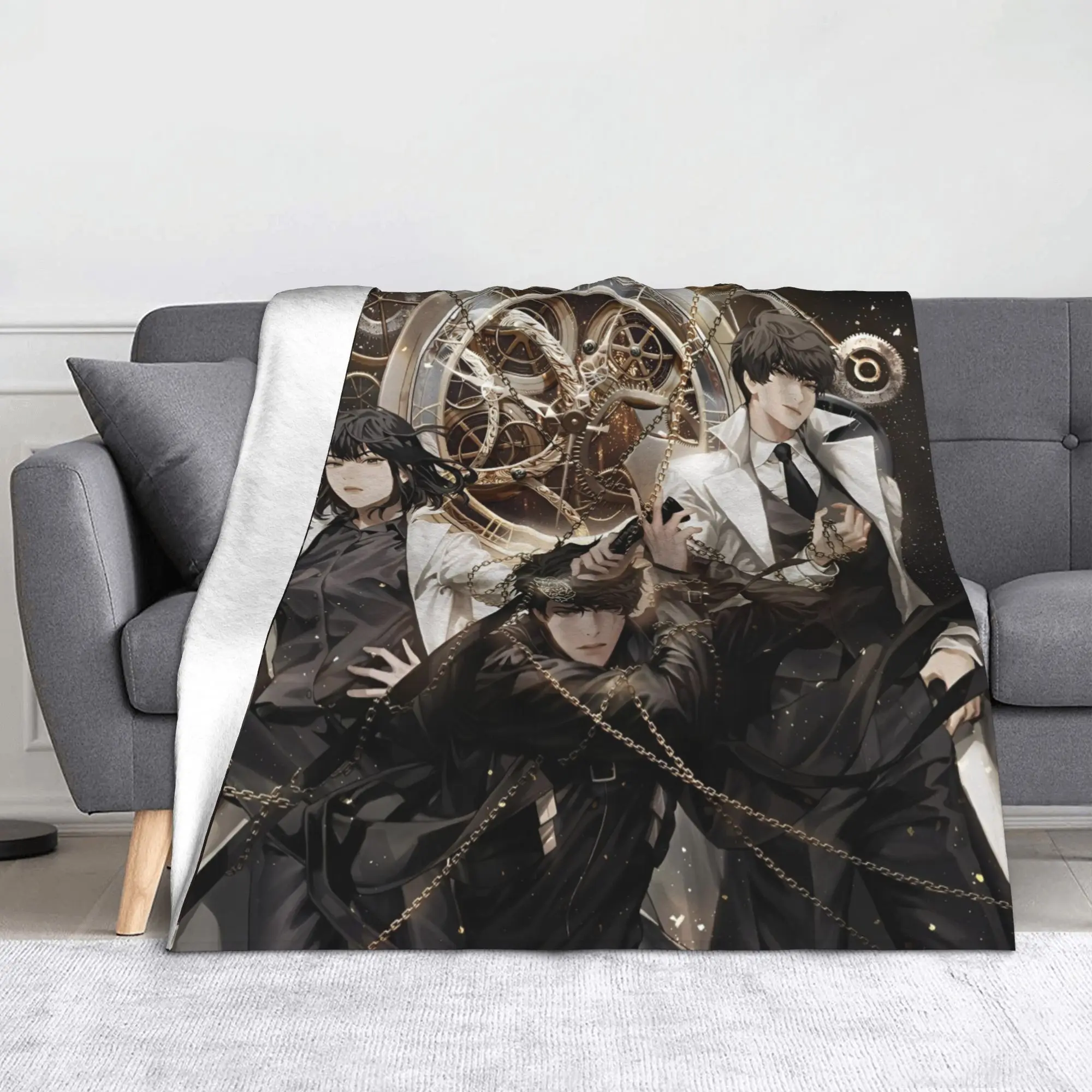 Omniscient Readers Viewpoint Blankets Yoo Joonghyuk Fuzzy Vintage Soft Throw Blanket for Chair Covering Sofa Autumn/Winter