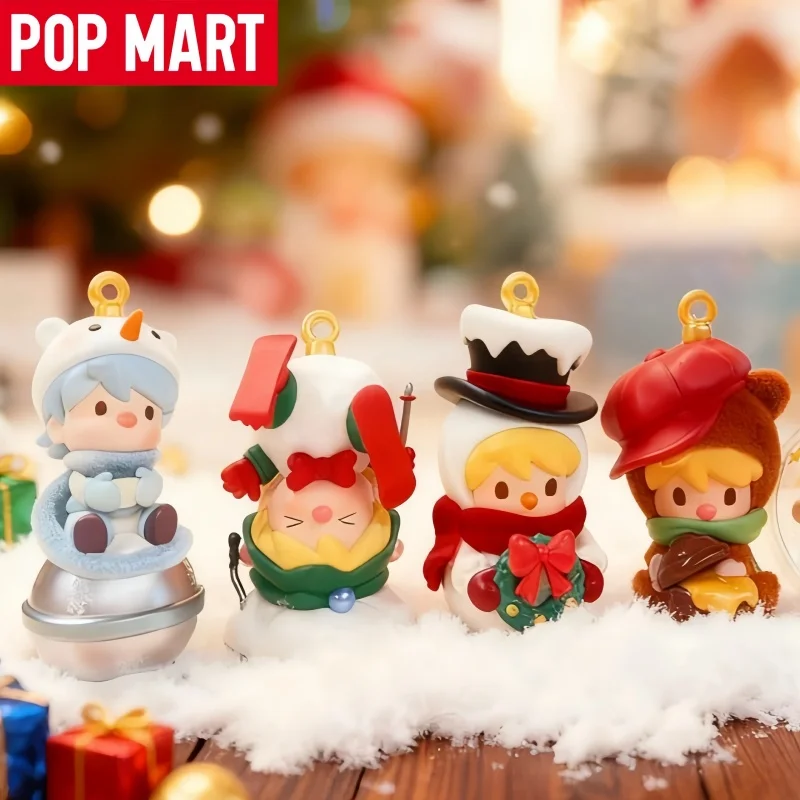 

В наличии POP MART Sweet Bean Festival Serie слепая коробка игрушка украшение модная кукла игрушка Коллекционная девушка-сюрприз Рождественский подарок