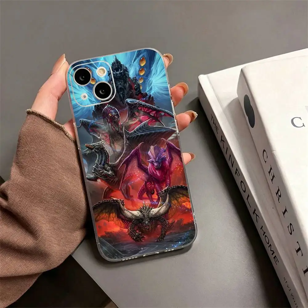Monster H-Hunter Game  Phone Case For iPhone17,16,15,14,13,12,11 Plus,Pro Max Soft Transparent Cover