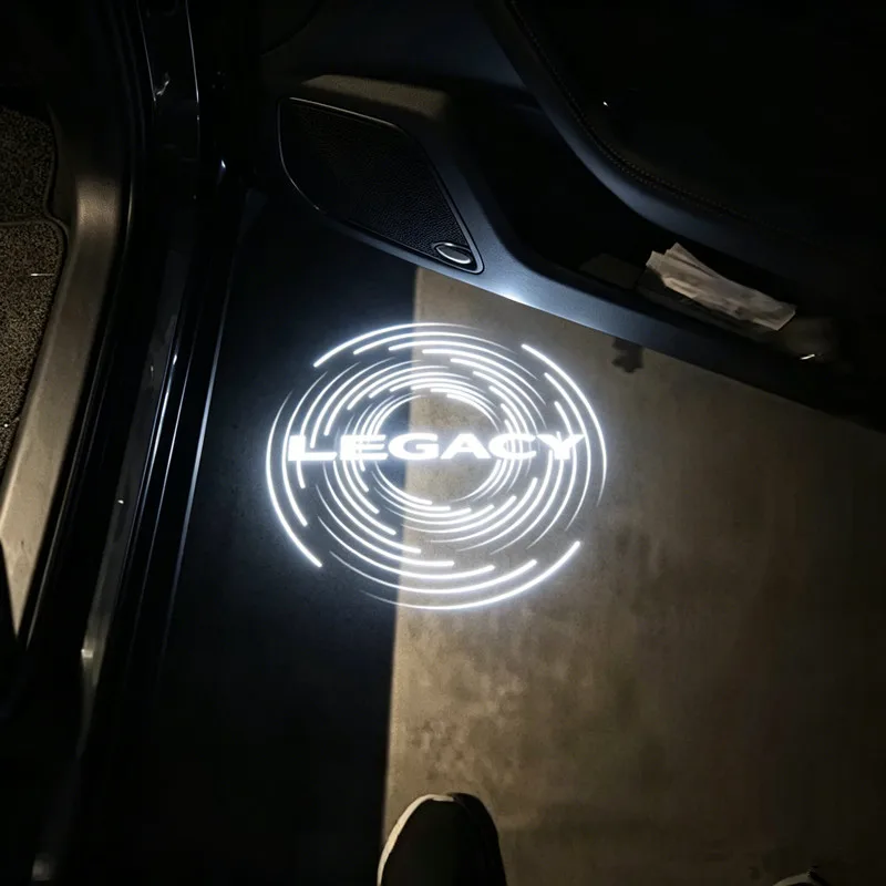2 Stück LED Auto-Türprojektor-Willkommenslichter Geister-Schattenlampen Zubehör für Legacy 2010-2025 2011 2012 2013 2014 2015 2016 2017 – Detail 1