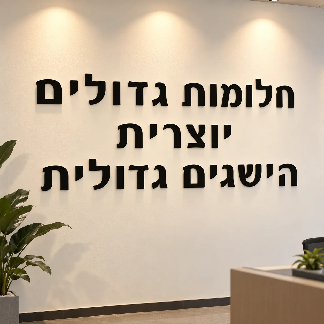 Personalized Room Wall Decor 3D Hebrew Letters Plate Wall Sticker 3mm Acrylic Alphabet House Number Sign Digits Logo On The Door