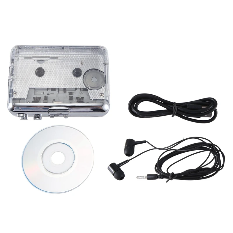 Cassette Player Tape To MP3 Audio Music Converter USB Walkman USB Capture For Laptop And Personal Computers