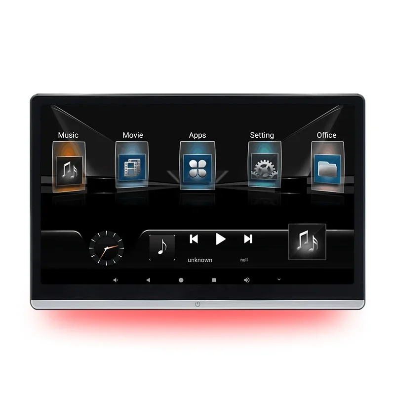 1.6 inch external headrest Android monitor Car Android monitor 11.6 inch headrest monitor