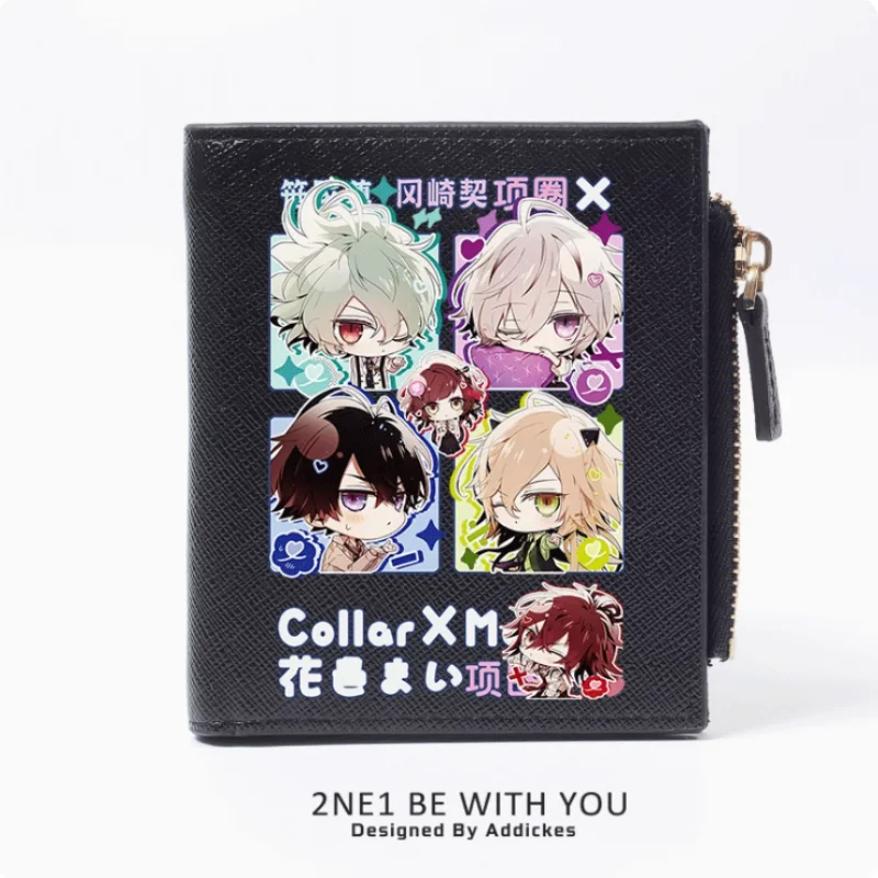 Anime Collar×Malice  Zipper Fashion Wallets PU Purse Card Holder Money Bag Gift 1229 Cosplay