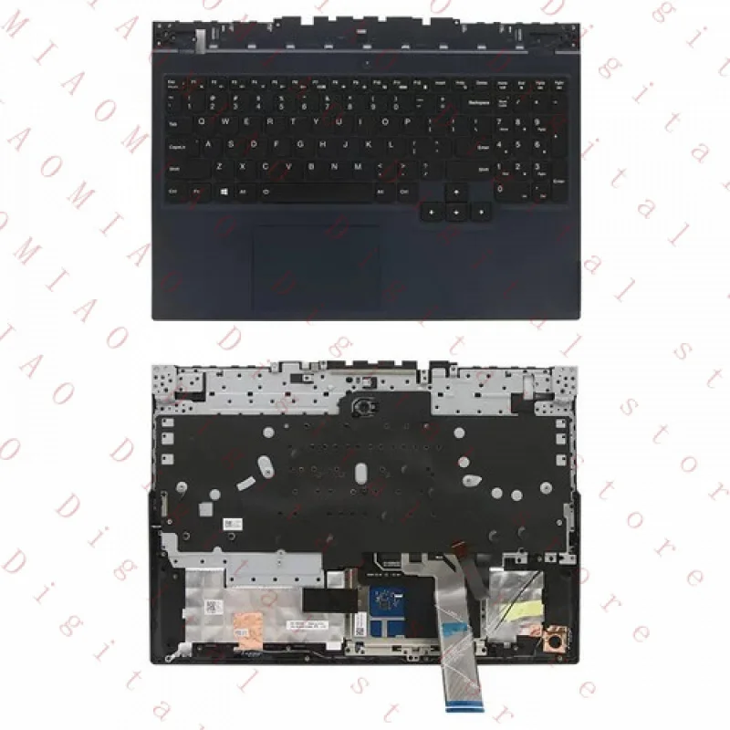 RT   for Lenovo Legion 5-15ACH6H 5-15ACH6 2021 Palmrest w/RGB Backlit Keyboard TP