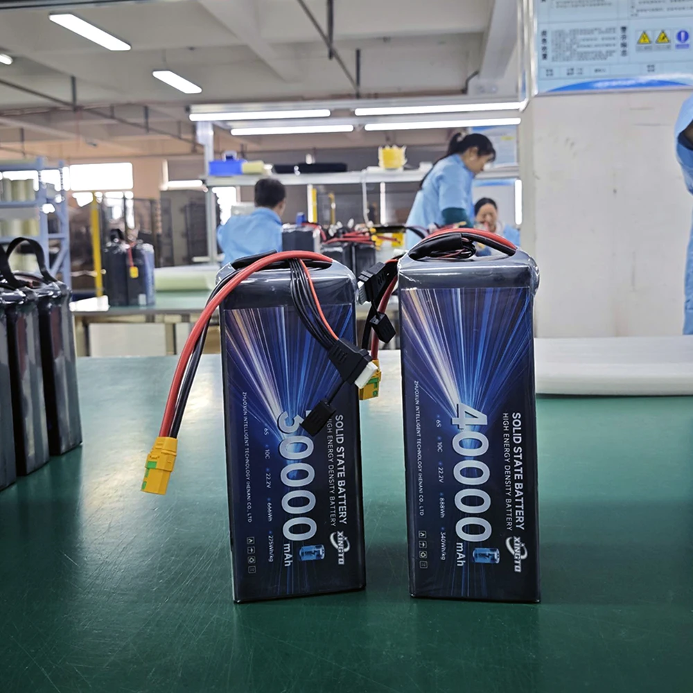 High performance battery 10C 3.7V-88.8V 40000mAh 400WH/KG solid state battery pack for Load carrying&firefting drones