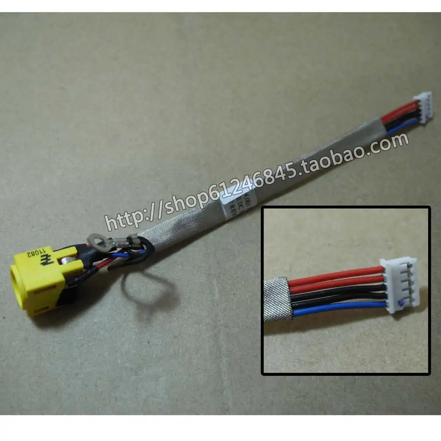 تيار مستمر جاك كابل الطاقة لينوفو ثينك باد X200 X201 موصل الطاقة رئيس 50.47Q04.001