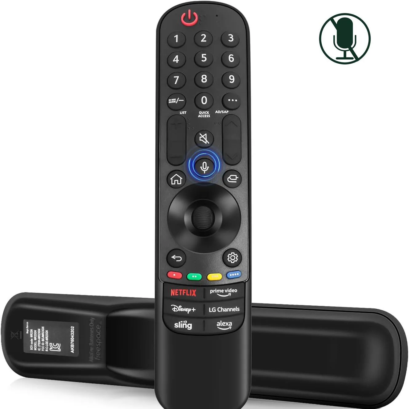 

New MR23GA AKB76043102 IR Remote Control for Smart UR90 UR80 UQ75 UQ80 OLED G3 C3 B3 Series TVs No Voice No Pointer Function