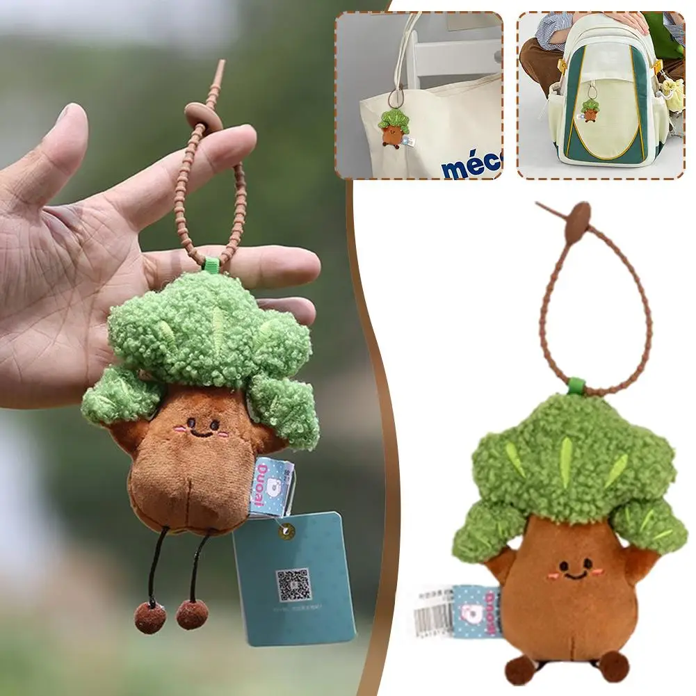 1PC Funny Vegetable Plush Keychain Bag Pendant Gift Children's Toy Backpack Decoration Kids Adult Gift Cartoon Plush Doll New