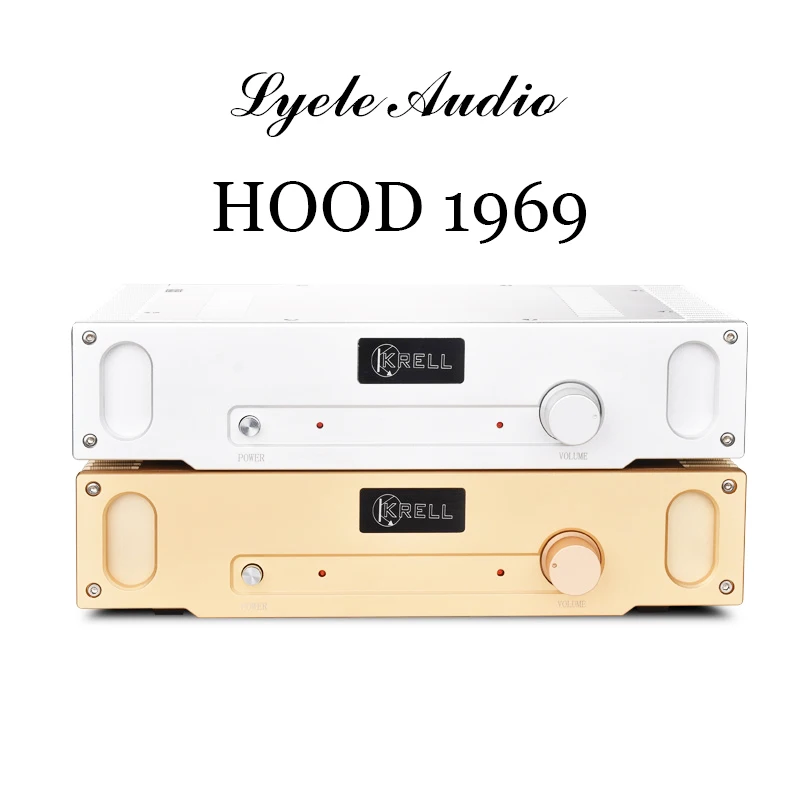 Hood 1969 amplifier Class A 15W*2 HIFI gold sealed tube 2955 home power amplifier Lyele Audio 110v/220v