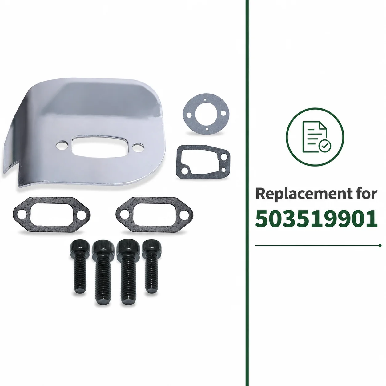 503519901 Muffler Deflector Gasket Kit For Husqvarna 268K 272 272K 272S 272XP Chainsaw Replacement Parts Saw Tool Accessories